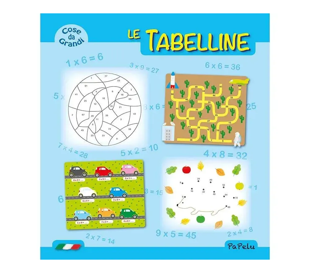 COSE DA GRANDI - LE TABELLINE COSE DA GRANDI - LE TABELLINE