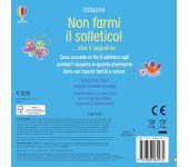 LIBRO TATTILE E SONORO - NON FARMI IL SOLLETICO DICE IL CAGNOLINO