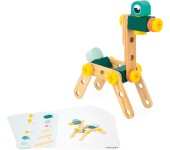 SET COSTRUZIONI LEGNO FSC BRICOLO - 100 PEZZI
