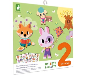 SET CREATIVO ADESIVI ATTACCA-STACCA - ANIMALI