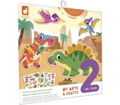 SET CREATIVO ADESIVI ATTACCA-STACCA - DINOSAURI