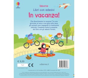 LIBRO CON ADESIVI - IN VACANZA