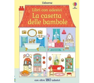 LIBRO CON ADESIVI - LA CASETTA DELLE BAMBOLE
