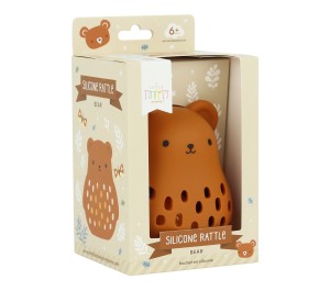 SONAGLINO E DENTARUOLO IN SILICONE 2 IN 1 - ORSETTO