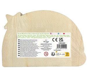 SET PERLINE IN LEGNO  - SCATOLA ARCOBALENO