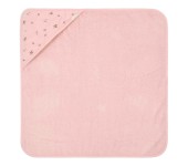 ACCAPPATOIO TRIANGOLARE COTONE ORGANICO - FAIRY GARDEN ROSA