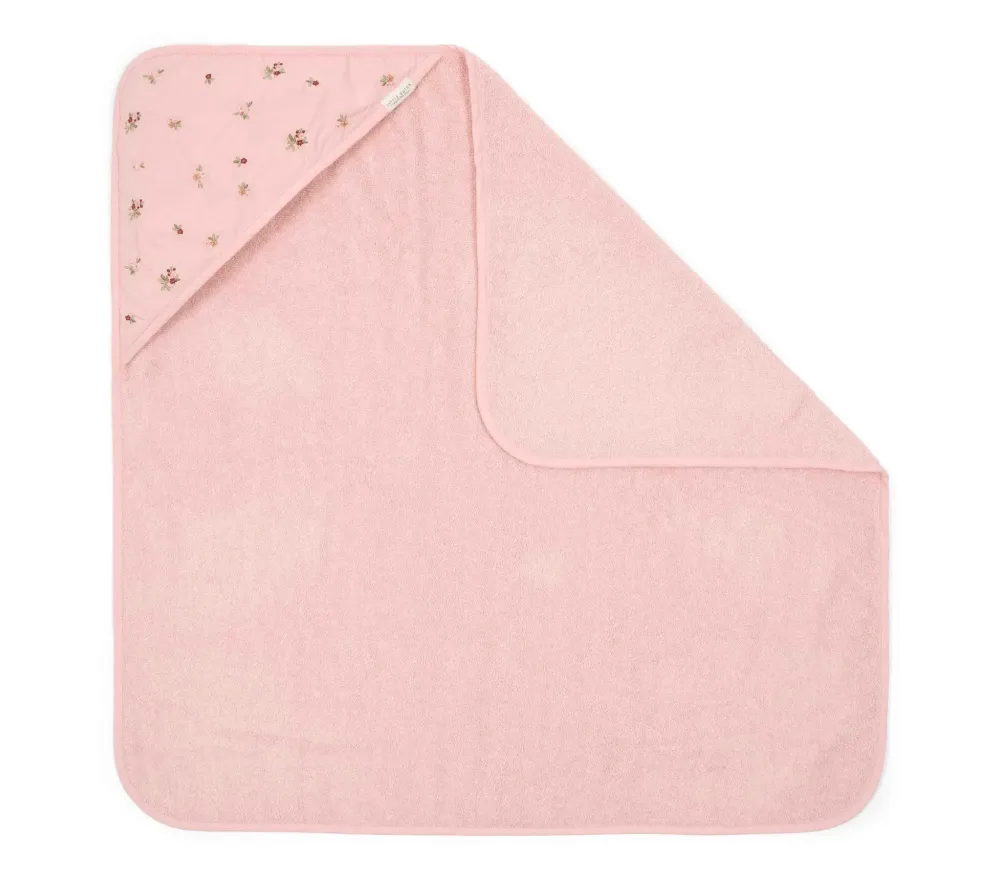 ACCAPPATOIO TRIANGOLARE COTONE ORGANICO - FAIRY GARDEN ROSA