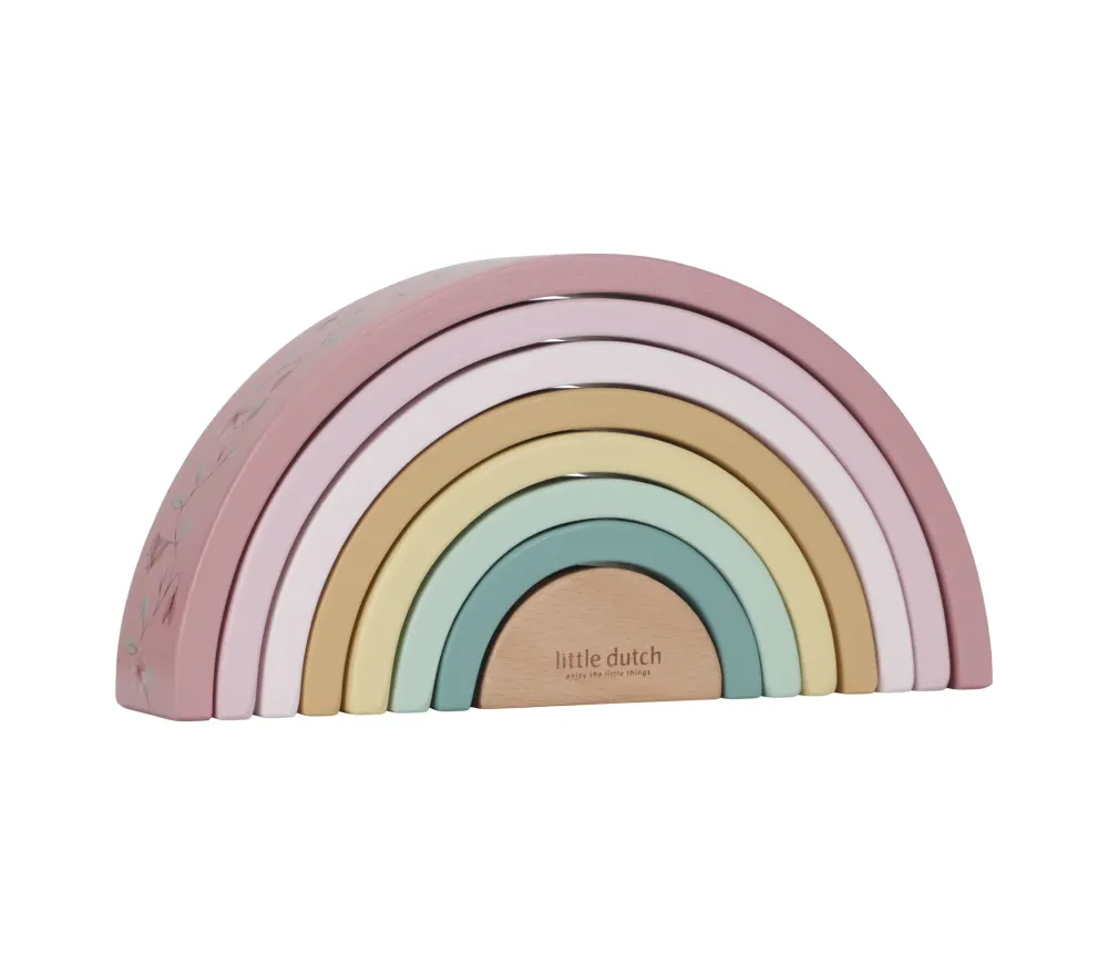 ARCOBALENO IN LEGNO - FAIRY GARDEN ROSA ARCOBALENO IN LEGNO - FAIRY GARDEN ROSA