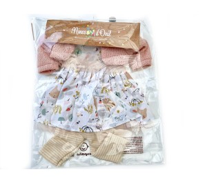 VESTITO PER BAMBOLA 45 CM - SET VESTITO SPRING