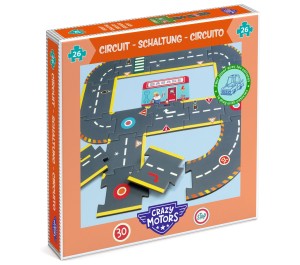 CRAZY MOTORS - PISTA CIRCUITO PUZZLE CITTADINO