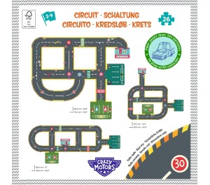 CRAZY MOTORS - PISTA CIRCUITO PUZZLE CITTADINO