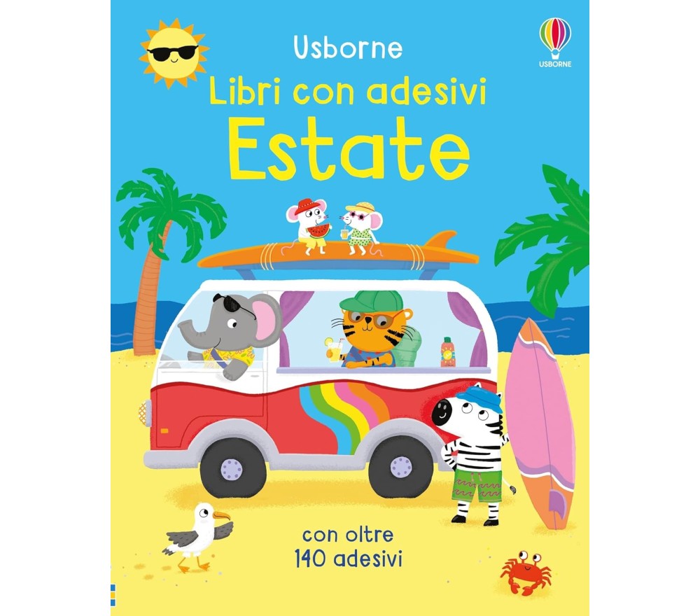 LIBRO CON ADESIVI - ESTATE LIBRO CON ADESIVI - ESTATE