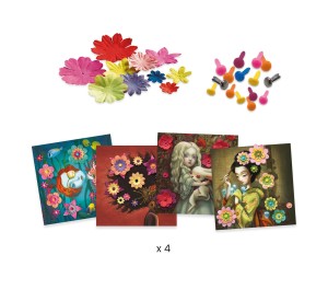 QUADRETTI DA DECORARE - ROCK'N'ROSE BENJAMIN LACOMBE