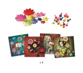 QUADRETTI DA DECORARE - ROCK'N'ROSE BENJAMIN LACOMBE