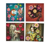 QUADRETTI DA DECORARE - ROCK'N'ROSE BENJAMIN LACOMBE