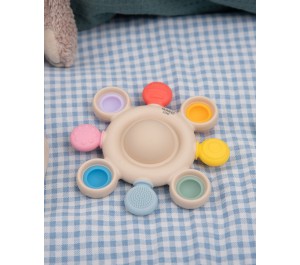 SONAGLINO SENSORIALE ARCOBALENO IN SILICONE - TICKIT