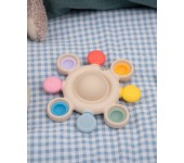 SONAGLINO SENSORIALE ARCOBALENO IN SILICONE - TICKIT