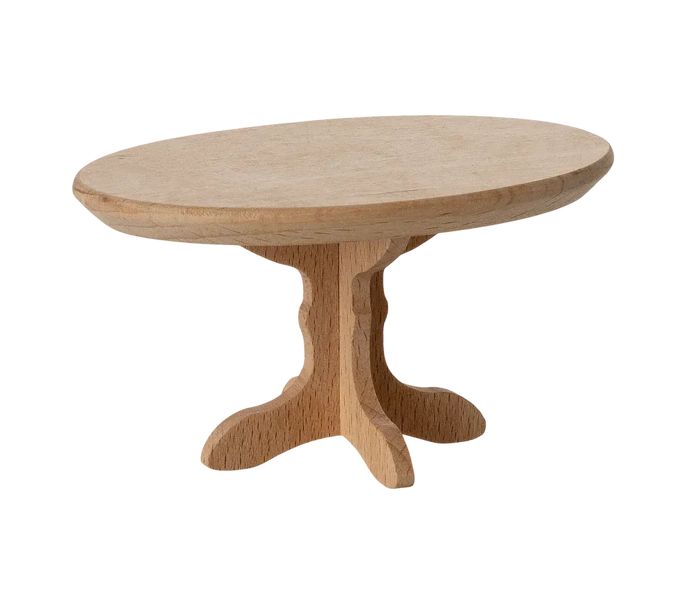 MICRO - TAVOLINO DA CAFFE' OVALE IN LEGNO