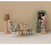 MICRO - TAVOLO DA PRANZO OVALE IN LEGNO