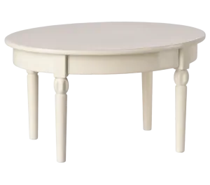 MICRO - TAVOLO DA PRANZO IN METALLO BIANCO