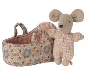 MICRO - TOPOLINO BABY CON CULLA PORTATILE - ROSA