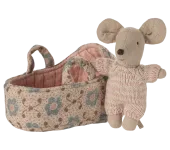 MICRO - TOPOLINO BABY CON CULLA PORTATILE - ROSA