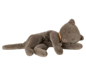 PELUCHE GATTO CHE DORME - GRIGIO