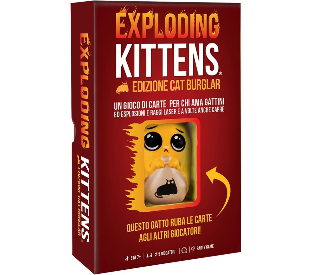 EXPLODING KITTENS - EDIZIONE CAT BURGLAR EXPLODING KITTENS - EDIZIONE CAT BURGLAR