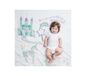 LULUJO - KIT PRIMO ANNO - COPERTINA MUSSOLA DI COTONE E ACCESSORI FOTO - SOMETHING MAGICAL