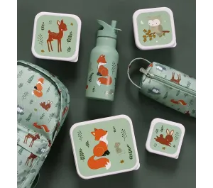 SET 4 SCATOLE PORTAPRANZO E PORTAMERENDA - AMICI DELLA FORESTA