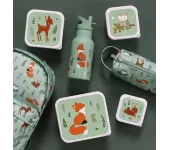 SET 4 SCATOLE PORTAPRANZO E PORTAMERENDA - AMICI DELLA FORESTA
