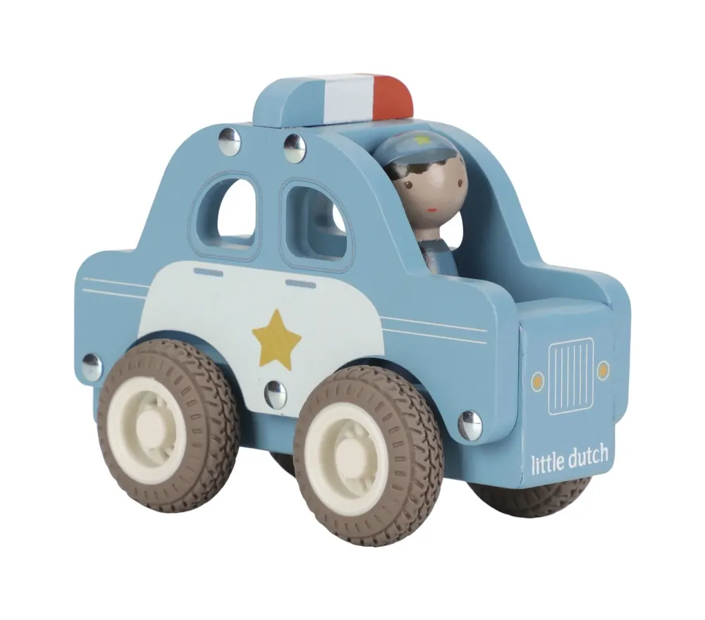 AUTO DELLA POLIZIA IN LEGNO AUTO DELLA POLIZIA IN LEGNO