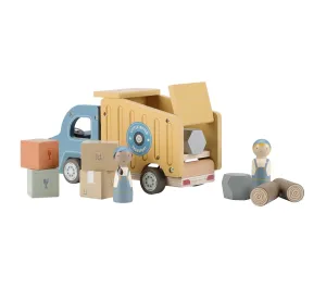 CAMION DELLA SPAZZATURA IN LEGNO