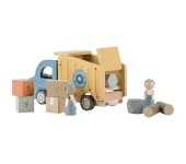 CAMION DELLA SPAZZATURA IN LEGNO