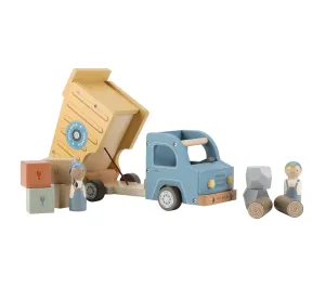 CAMION DELLA SPAZZATURA IN LEGNO