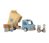 CAMION DELLA SPAZZATURA IN LEGNO