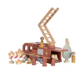 GRANDE CAMION DEI POMPIERI IN LEGNO