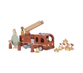 GRANDE CAMION DEI POMPIERI IN LEGNO