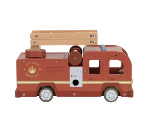 GRANDE CAMION DEI POMPIERI IN LEGNO