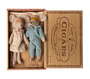MICRO - TOPINI - MAMMA & PAPA' IN CIGAR BOX