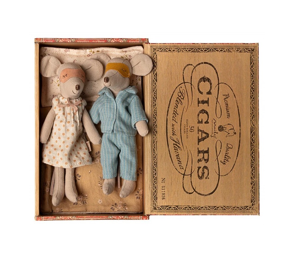 MICRO - TOPINI - MAMMA & PAPA' IN CIGAR BOX