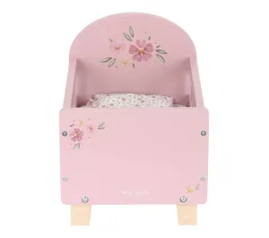LETTO IN LEGNO FSC PER BAMBOLE