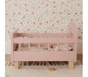 LETTO IN LEGNO FSC PER BAMBOLE