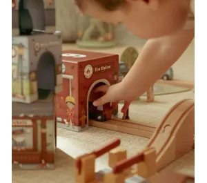BLOCCHI CON AUTO IN LEGNO