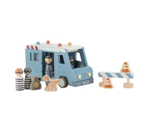 FURGONE DELLA POLIZIA IN LEGNO