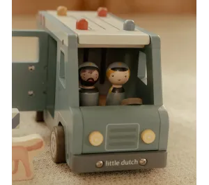FURGONE DELLA POLIZIA IN LEGNO
