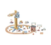 GRU DA CANTIERE CON FERROVIA