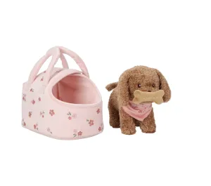 PELUCHE CANE JACKIE CON TRASPORTINO