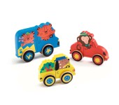 PUZZLE IN LEGNO E VEICOLI CON RUOTE - PUZZ E ROLL