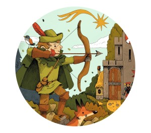 PUZZLE SILHOUETTE - ROBIN HOOD
